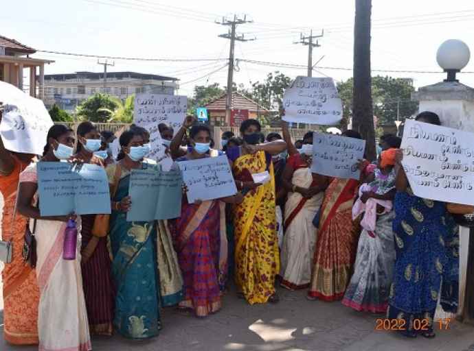 கொடுப்பனவை அதிகரிக்குமாறுகோரி முன்பள்ளி ஆசிரியர்கள் போராட்டம்